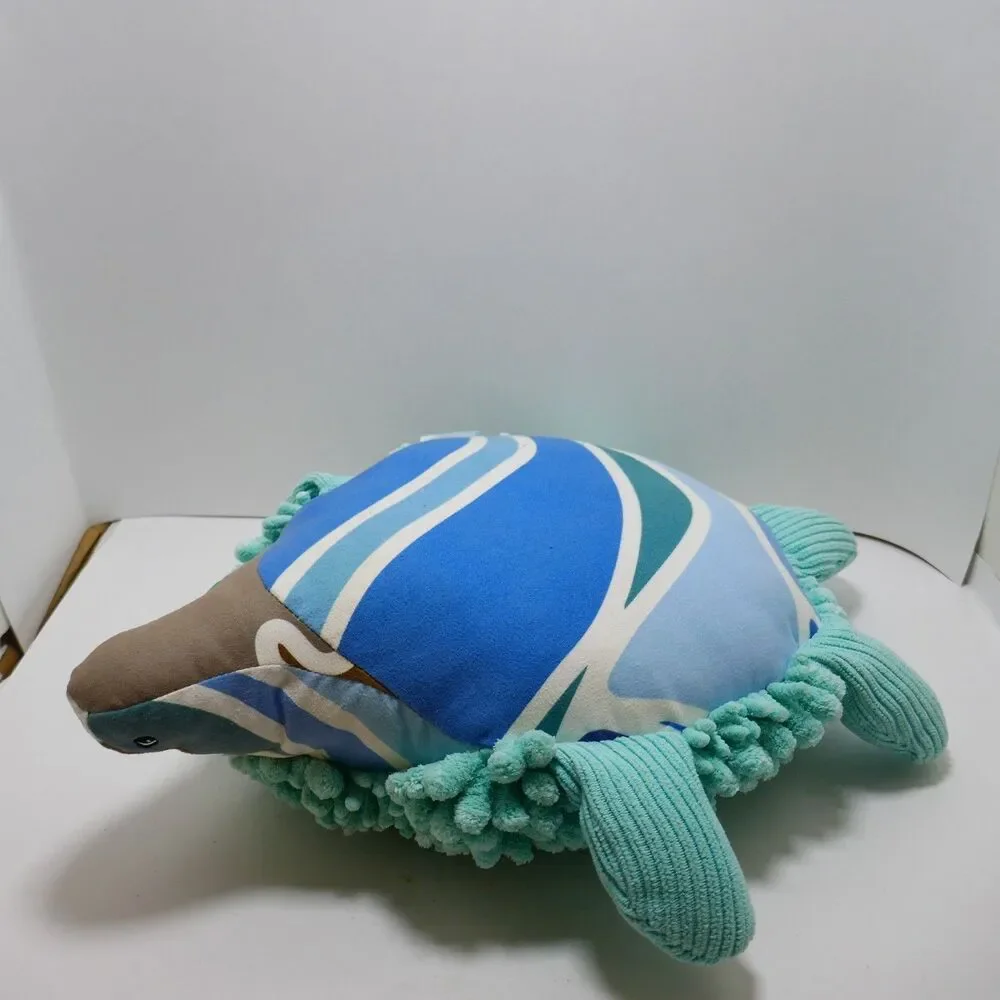 Baclock Norwex Chenille Sea Turtle Plush Pet With A Purpose Fluffy Soft Toy 18”L